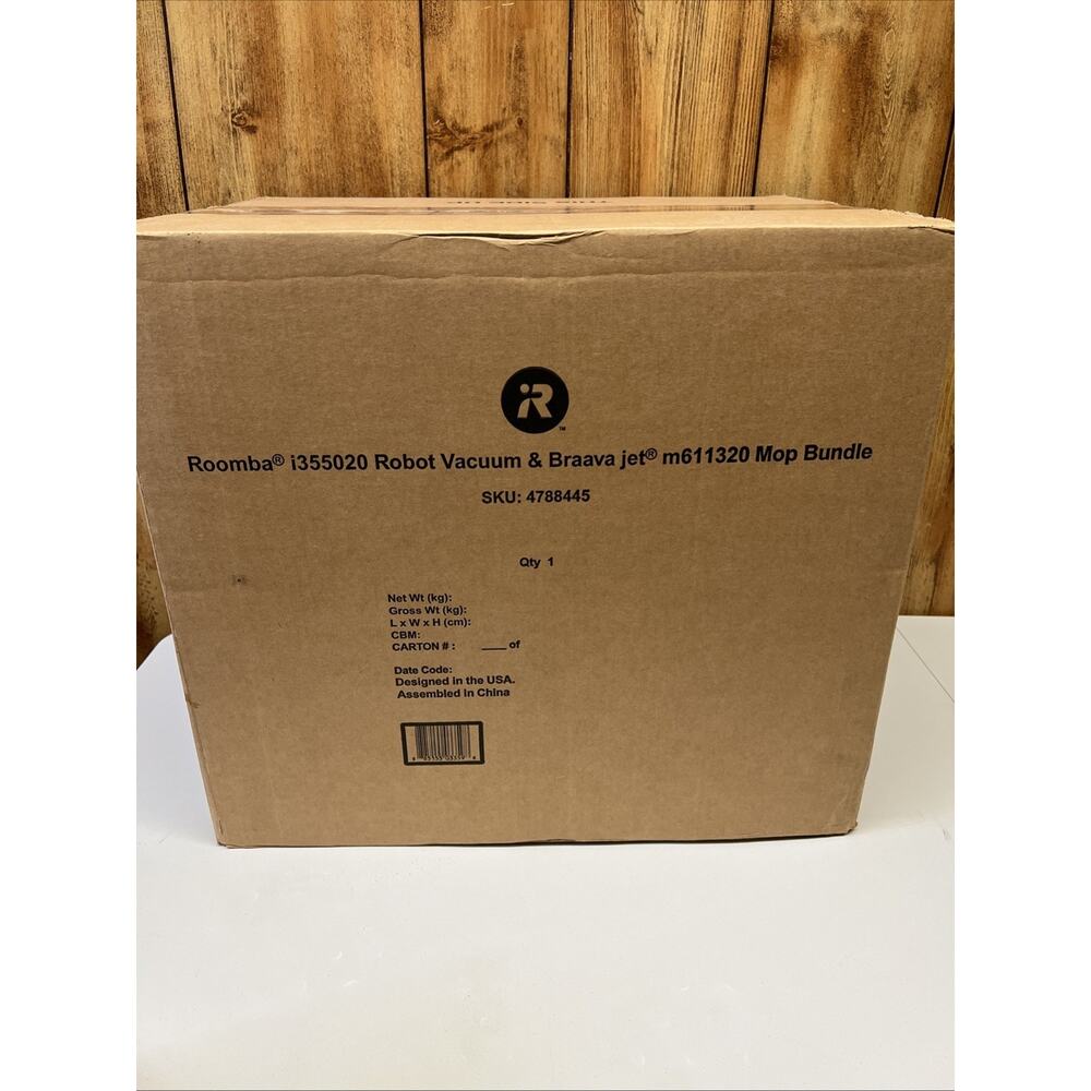 iRobot Roomba i3+ EVO (3550) Robot Vacuum and Braava Jet m6 (6113) Robot Mop